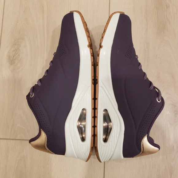 Skechers Street Shimmer Away Sneakers Sz 7.5 - Picture 5 of 13